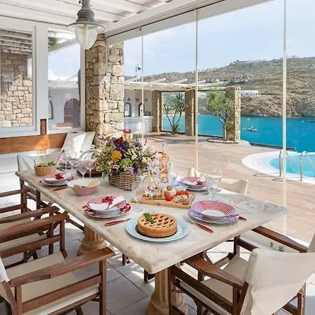 Villa Beachfront Etesian 20m From The Sea Mykonos Town